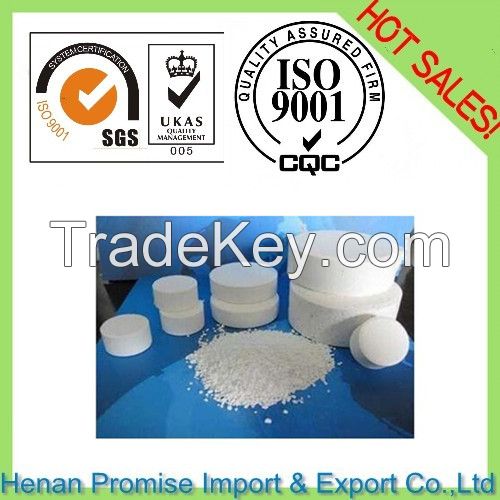 trichloroiscyanuric acid TCCA 90% powder, granular, tablet