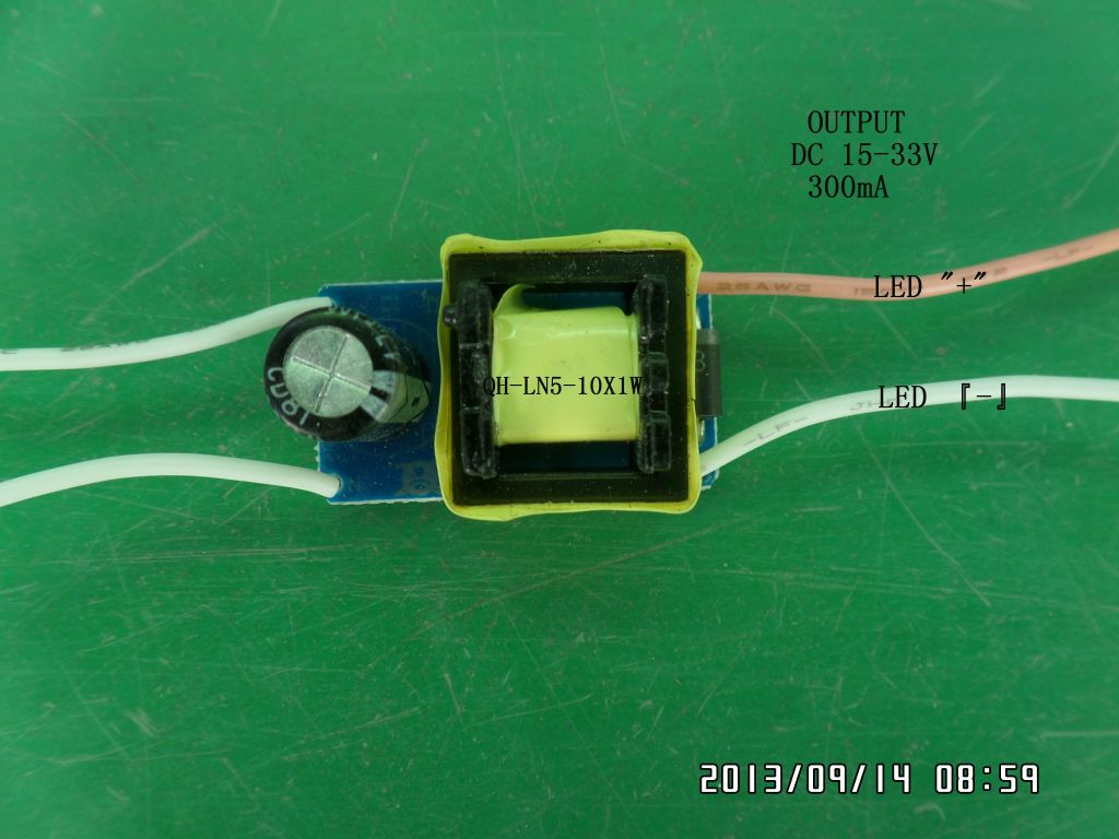 LED driver 10W 9W 8W 7W 6W 5W 0.3A 300mA 5-10S-1PX1QiHan built in constant current power supply lighting transformer