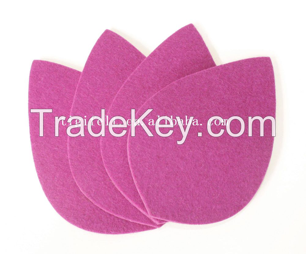 polyester felt cup pads