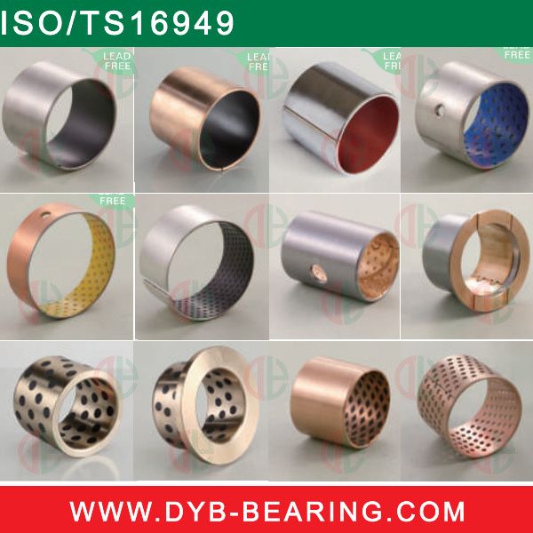 Slide bushings, DU DX bush, Wrapped bronze split bush, JDB Graphite bush, Sintered bush