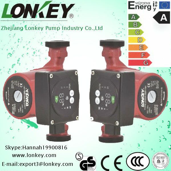 Energy saving circulation pumps, class A hot water Circulator Pump, intelligent circulator pump