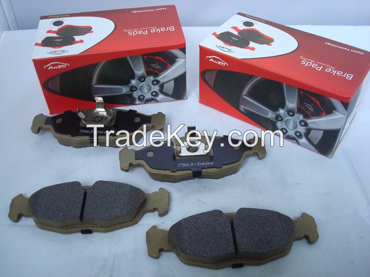 ZHEJIANG ANTAI SEMI-METALLIC, CERAMIC MATERIAL NAO BRAKE PAD