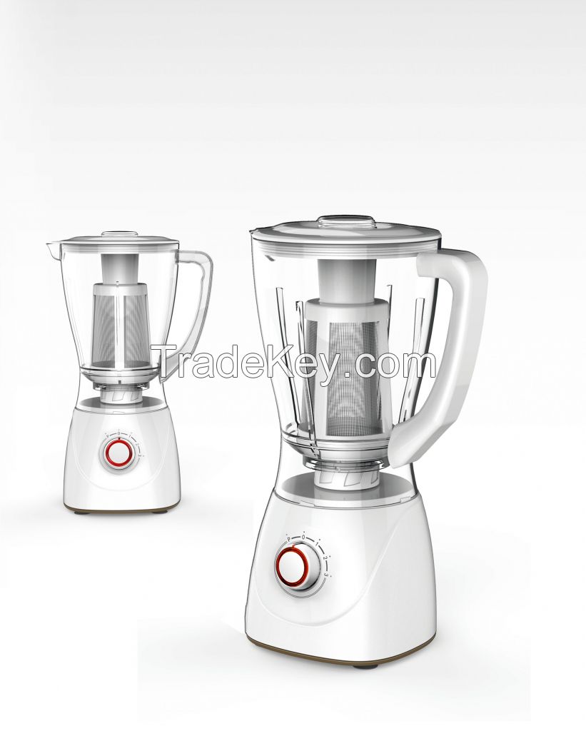 430W 3 speeds plastic jar food blender juicer