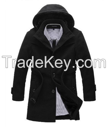 Men casual wool coat 2015W24