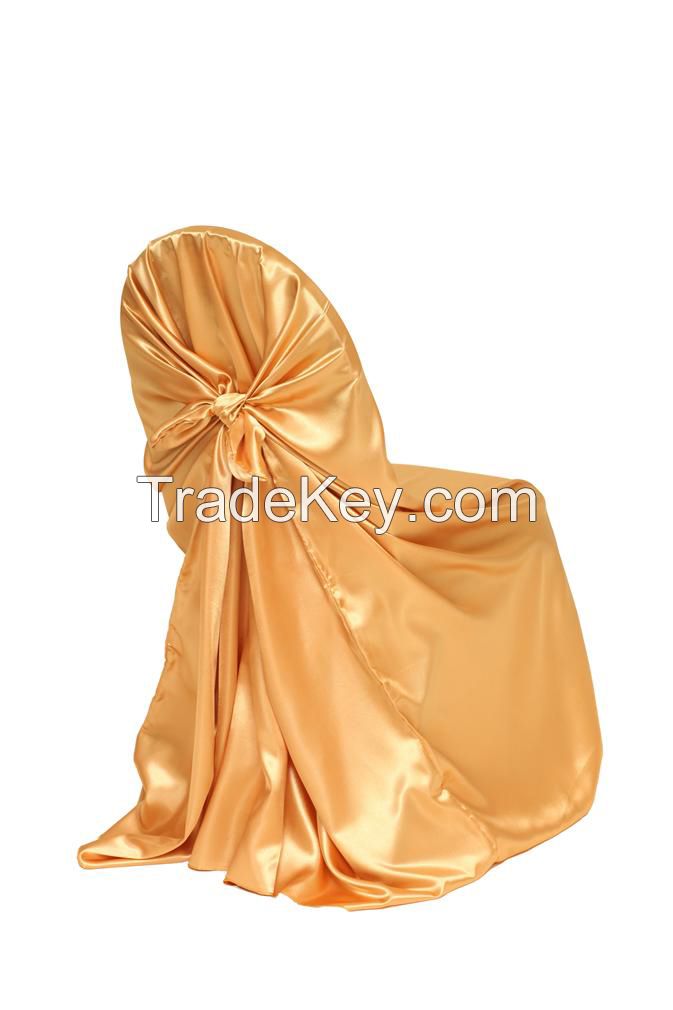 satin universal chair cover