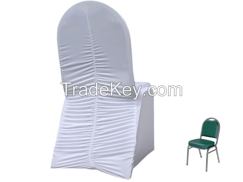 ruffle spandex chair cover