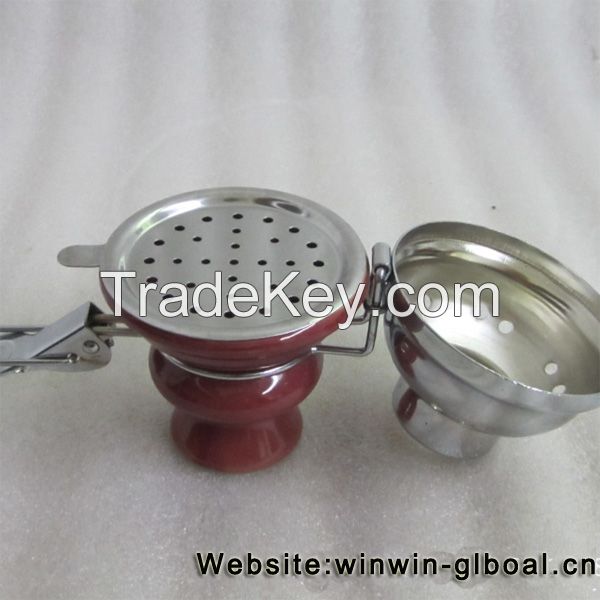 Shisha hookah ceramics bowl with cover