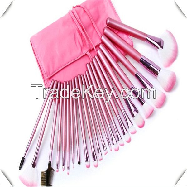 2014 best Professional factory direct high quality Beauty girls 22pcs  Cosmetic Makeup Brush Set/pouch