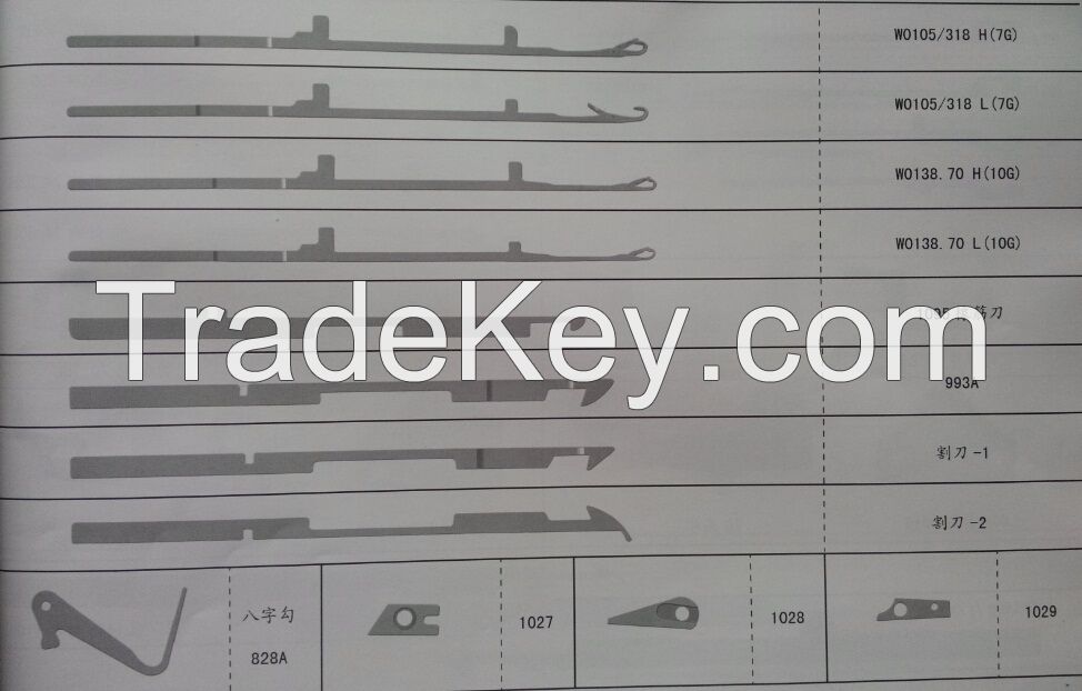 glove knitting machine needles