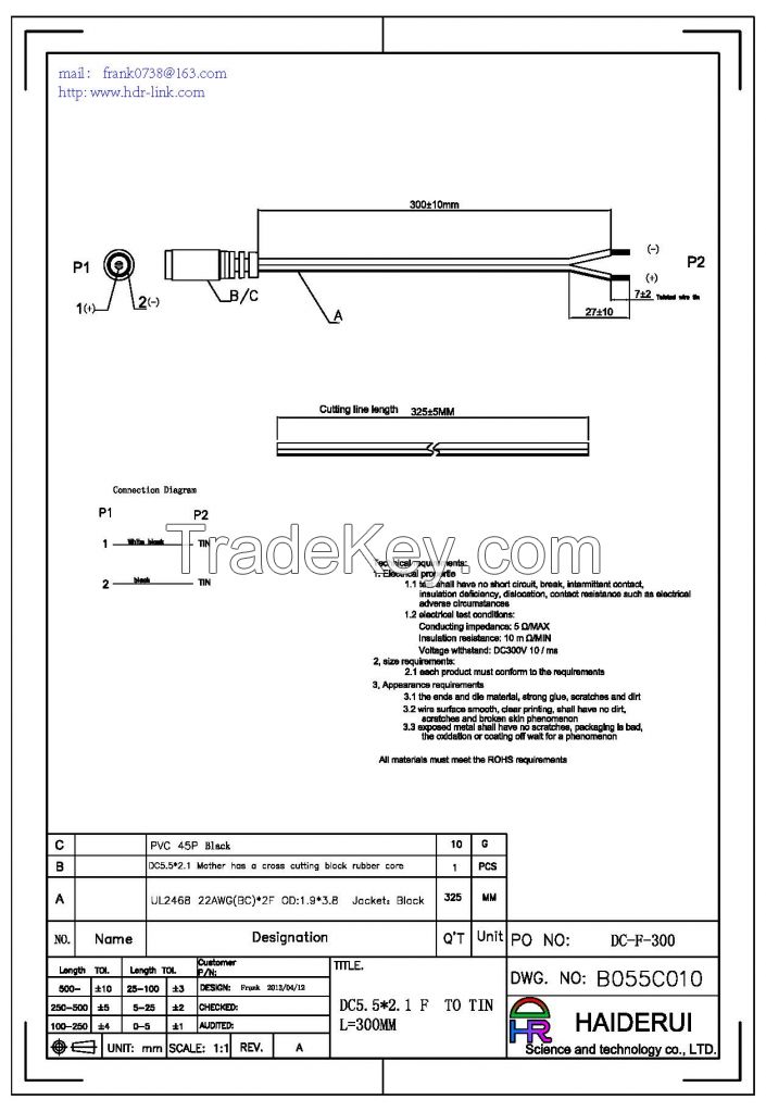 Sell DC Wires