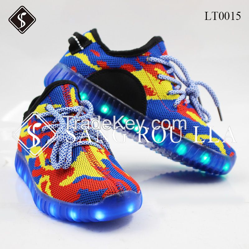 fashon kids led sneaker shoes