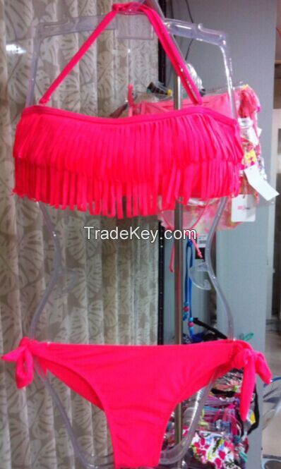 Hot Brazilian bikini, string bikini with tassels, fashion swimwear