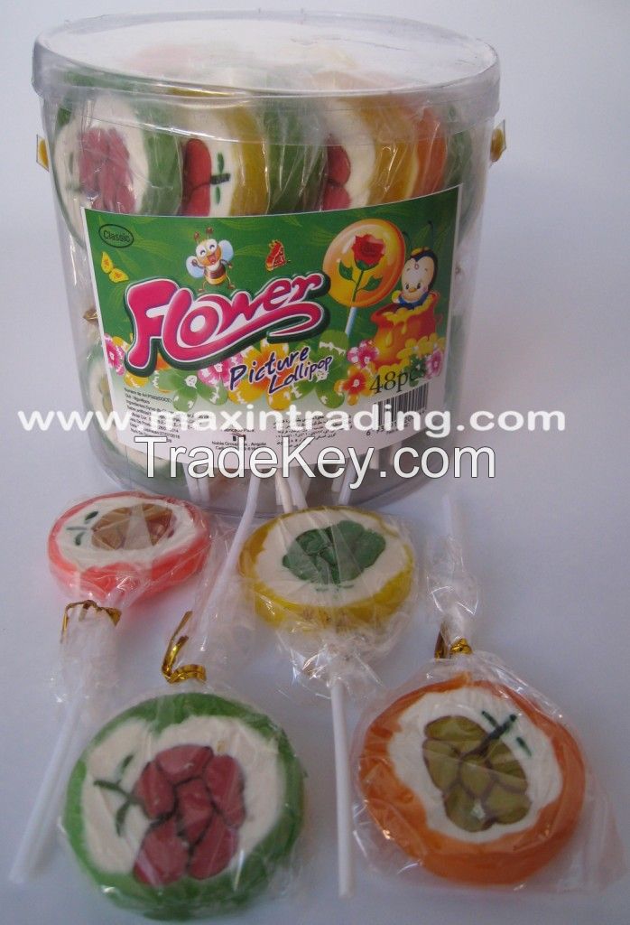 Flower Picture Lollipop