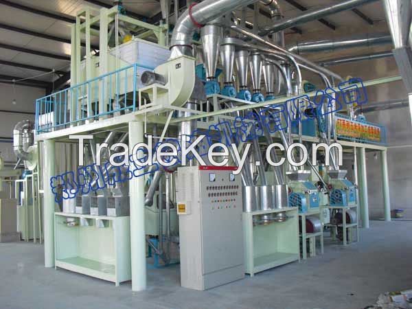 FTA 100T/D Full Set Maize Milling Machine