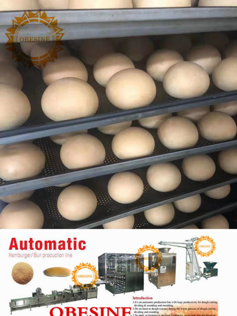 full automatic hotdog breads  buns  production line