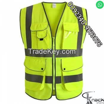 Portwest HI VIS Breathable Safety Jacket Coat Radio Loop D Ring Workwear