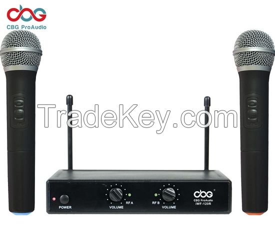 UHF Dual Channel Wireless Microphone