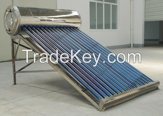 Quality-assured stainless steel unpressurized china manufacture solar water heater