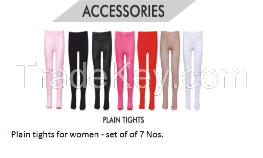 Womens Tights Plain - Winter collection for women - 6 Nos