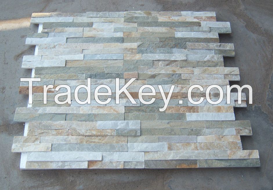 White Slate Culture Stone Wall Stone Cladding