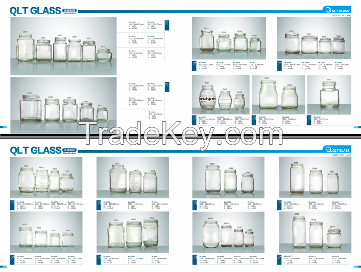 offer all kinds of glass jars drink juice ware bottles