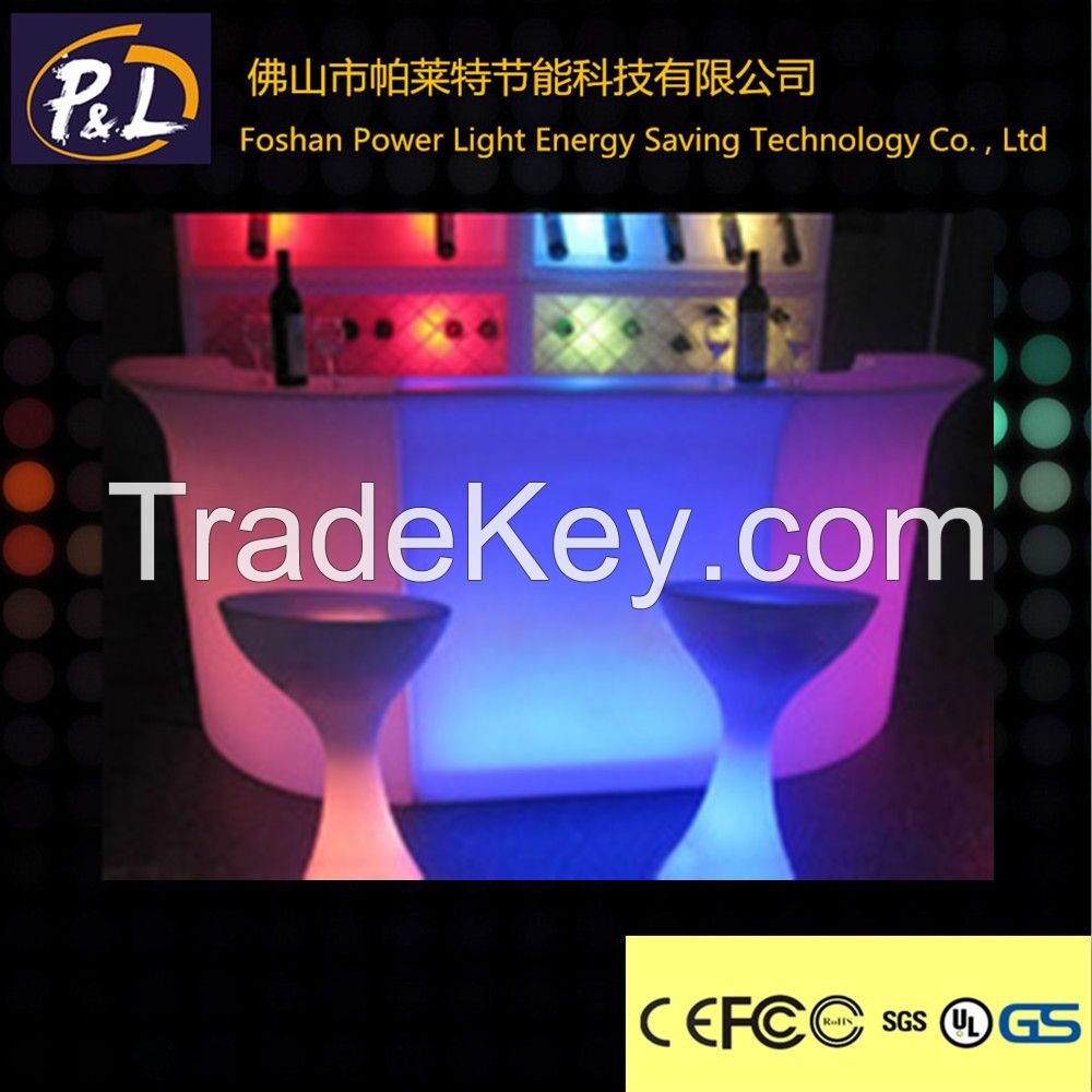 led light furniture counter