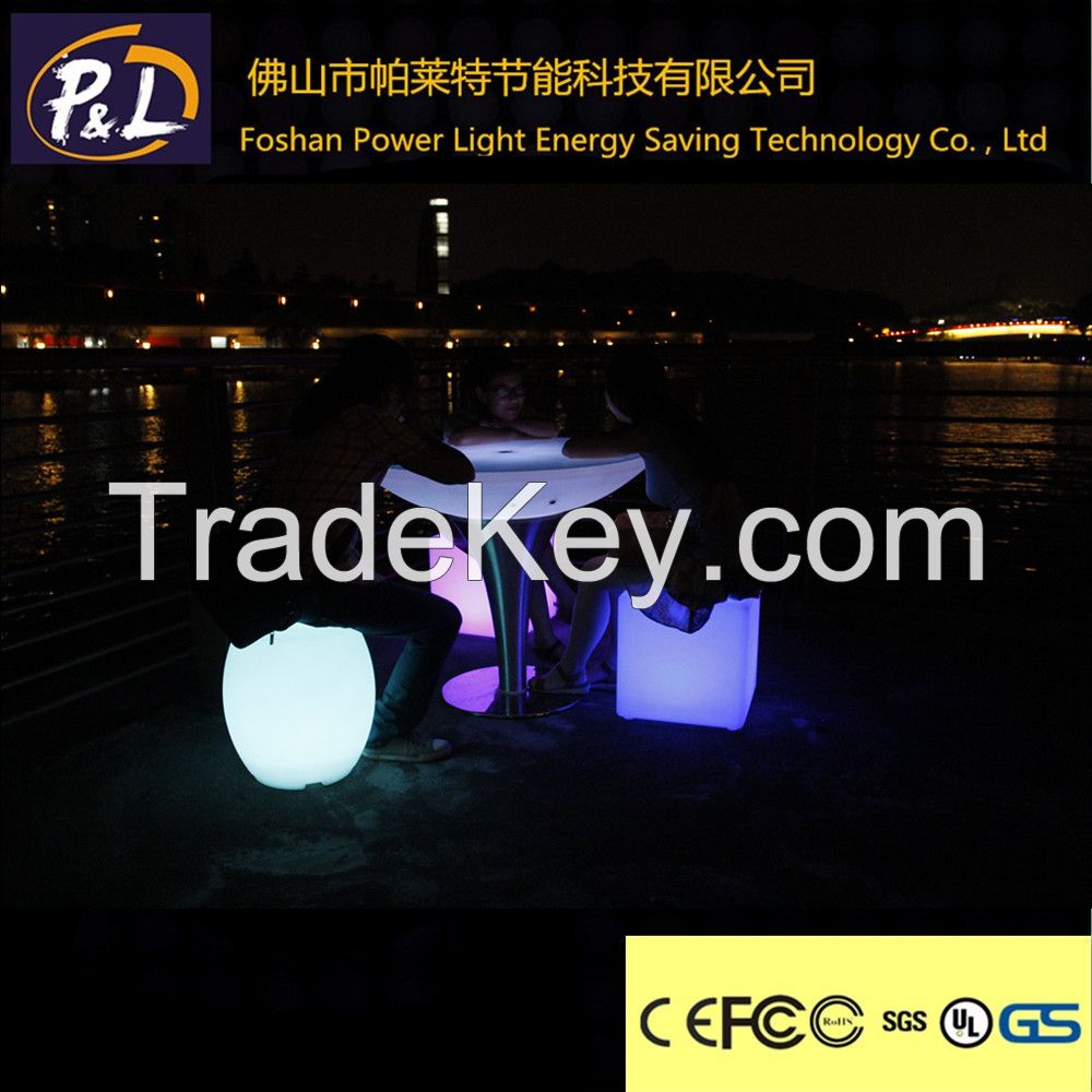 led light furniture stool