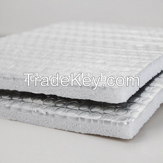 cheapest floor fireproof wall construction double aluminium foil woven cloth fabric building thermal isolation insulation material