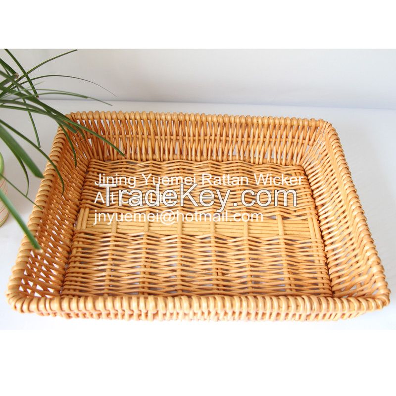 wicker bread basket willow fruit basket