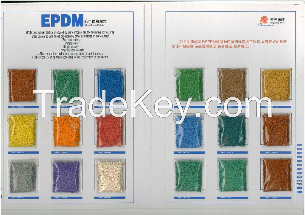 Color EPDM Granules