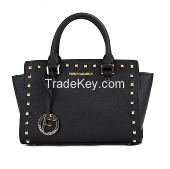 2014 new arrival women leather shoulder bags , women genuine leather shoulder bags blue