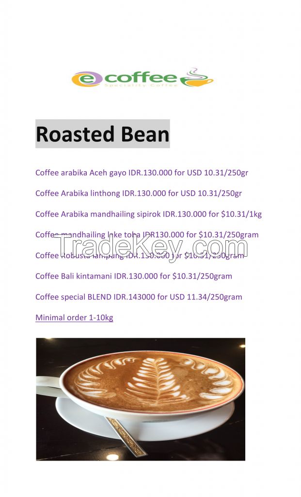 Selling coffee Arabika