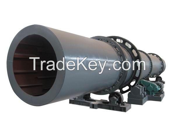 rotary dryer for drying coal slime and gypsum powder