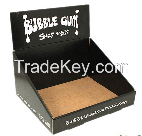 Corrugated paper display box