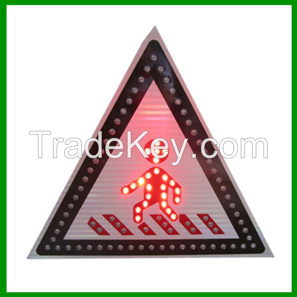 high quality solar LED flashing traffic signal board, solar led traffic signs