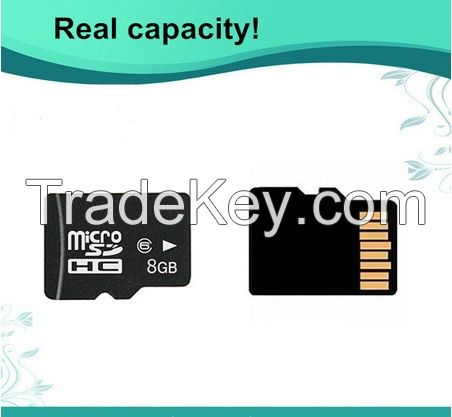 2015 real capacity micro sd card 8GB class 6