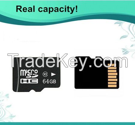 2015 real capacity micro sd card 64GB class 10