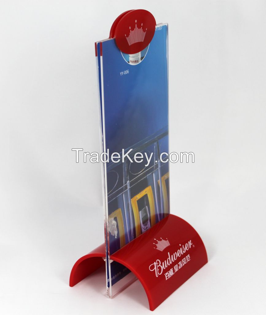 Acrylic Menu Display Stands