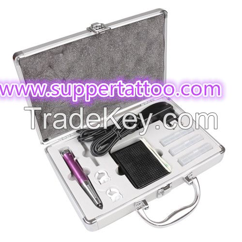 Super Hight Permanent Eyebrow Make Up Kits one Machine Needles and power supplies