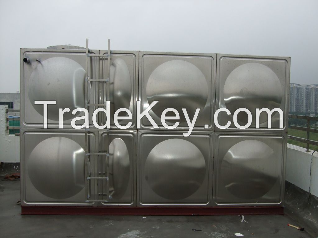 panel stainless storage water tank