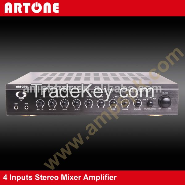 4 Audio Switchable 60W PA System Mixer Amplifier KPA-60E