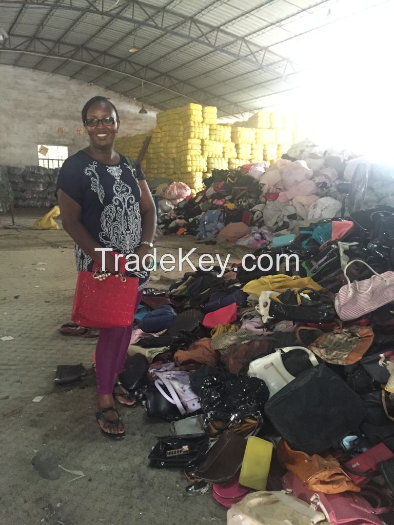 Used handbags, used school bags, Grade A mixed used handbags