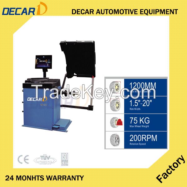 LCD display automatic wheel balancing machine with CE