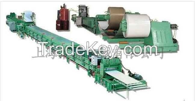 polyurethane colored steel sandwich panel production line