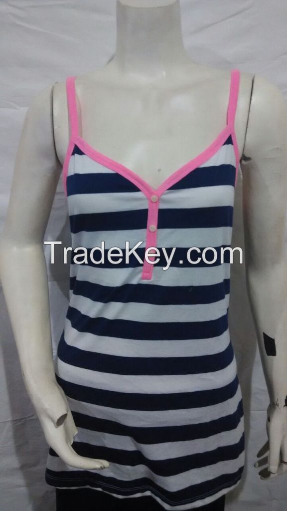 OLD NAVY LADIES TANK TOP FACTORY SURPLUS MADE IN INDONESIA