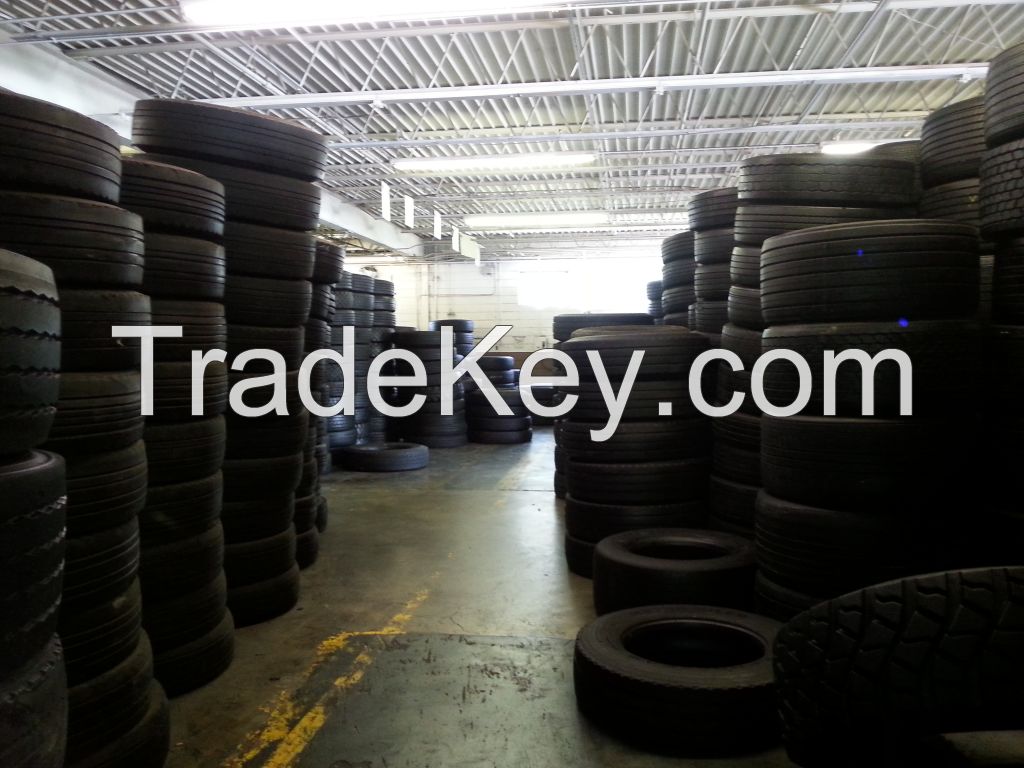 Used virgin truck tires