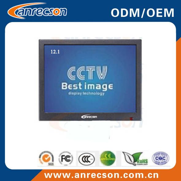 12 inch CCTV LCD monitor for security