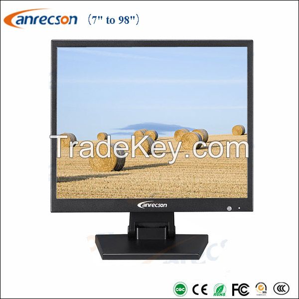 17 inch CCTV LCD monitor with metal case