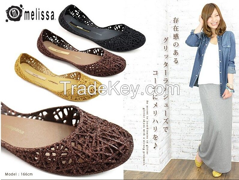 Fashional Women brazilian Melissa Campana Zig Zag Flat Sandals Bird Nest Rain Candy Sweet Sandal Melissa Jelly Shoes 2015 New Fashion Shoes