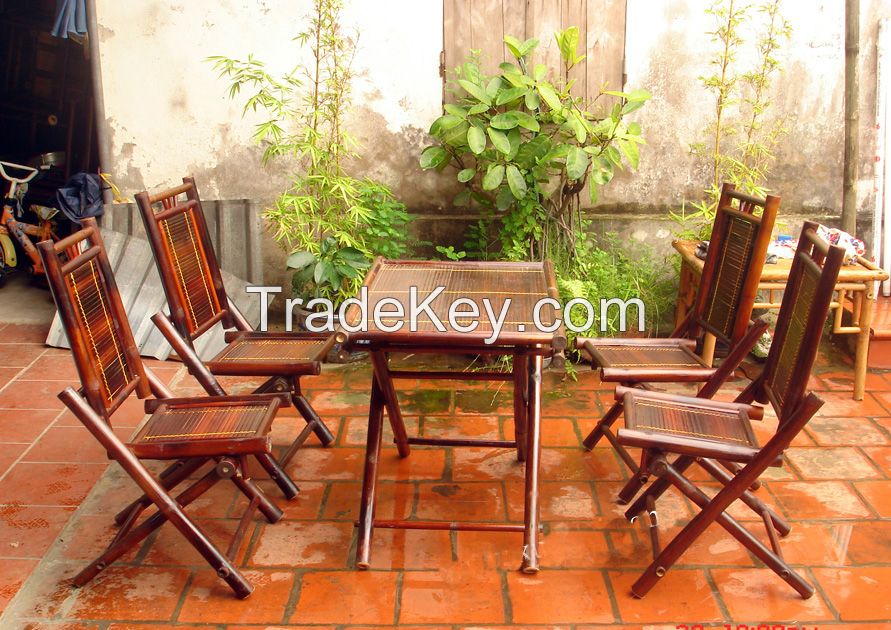 Luxury Bamboo Dining Set 9-99 USD/Unit